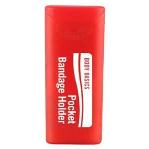  New   Body Basics Red Pocket Bandage Case 10 Ct Case Pack 