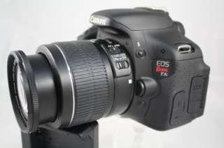   Rebel T3i 18 MP EF S 18 55 IS II Kit Digital SLR Camera Package  Black
