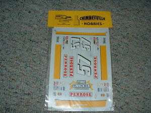 Chimneyville decals for #57 Penrose Fire Cracker  