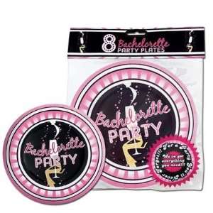  Bundle Toast Of The Town Party Plates and 2 pack of Pink 