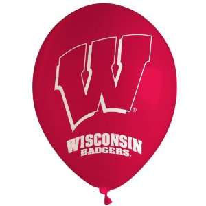   Party By Classic Balloon Corporation Wisconsin Badgers Latex Balloons