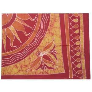  Indian Decorative Cotton Bedsheet Block Printed Twin Size 