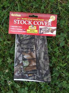 Rifle Butt Guard Stock Cover Camo Velcro 6 Cartridges  