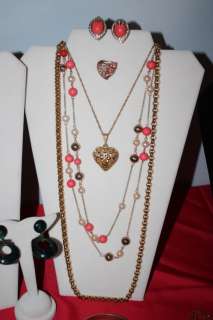 100+ Vintage Recent Jewelry Lot ART Trifari Austria Hearts Sarah Cov 
