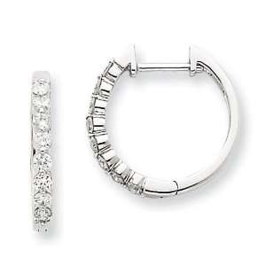  Diamond Earrings in 14k White Gold (0.36 Ct. tw.) Jewelry