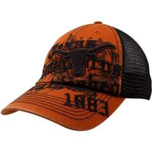  Texas Longhorns Burnt Orange Motto Mesh Back Flex Fit Hat 