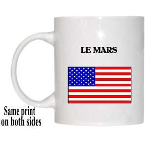  US Flag   Le Mars, Iowa (IA) Mug 