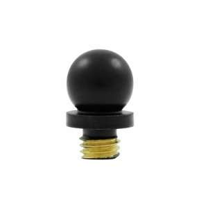    Deltana DSBT19 Flat Black Solid Brass Ball Finial