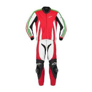  Alpinestars Stella Monza Two Piece Suit , Color Red/White 