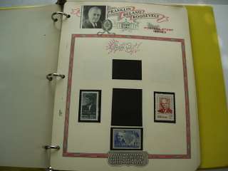 WW, FDR, Advanced Mint Stamp Collection mounted on pages 
