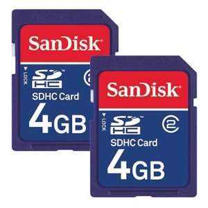  SanDisk 4GB High Capacity SD Memory Card