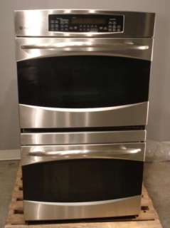 GE PROFILE 30 DOUBLE ELECTRIC WALL OVEN STAINLESS  