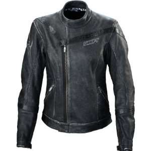  Fox Racing SHIFT Womens Viper Leather Jacket Black L 