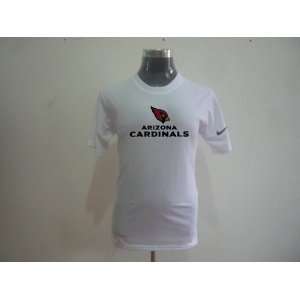 Nike Arizona Cardinals Authentic Logo T shirt   White  