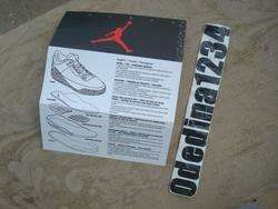   2011 Nike Air Jordan 3 Retro Flip Size Sz 11 Black Metallic Silver III