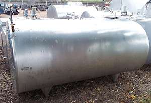 800 gallon DELAVAL EC800 Stainless Steel Bulk Milk Tank  