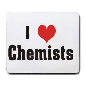  I Love/Heart Chemists Mousepad