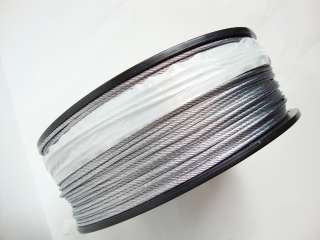 Galvanized Wire Rope 1/8, 7x19, 500 ft reel  