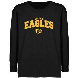  Marquette Golden Eagles Youth Black Logo Arch T shirt 