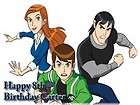 BEN 10 EDIBLE PARTY CAKE DECORATION ICING IMAGE TOPPER