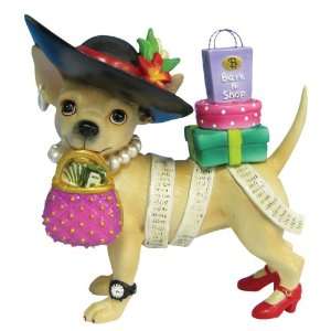    Westland Giftware Chihuahua Shopaholic Figurine