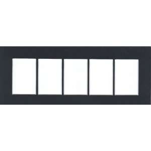  Black 5 Opening Picture Mat Matting for Letter Art Arts 