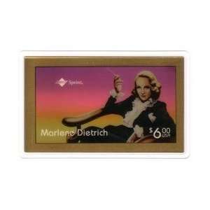   Dietrich Holding Cigarette (Artist Capparelli) GOLD 