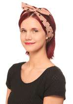 Through the Wire Headband in Starry  Mod Retro Vintage Hair 