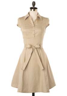 Tan Work Dress  Modcloth