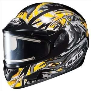 HJC CL 16 Slayer Snow Helmet With Electric Shield MC 3 Yellow Medium M 