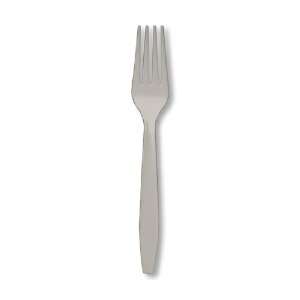  Silver Gray Plastic Forks   288 Count Health & Personal 