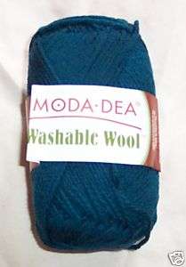 25% off Moda Dea Washable Wool Yarn Real Teal  