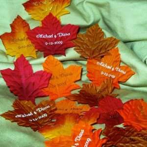  Personalized Fall Leaves