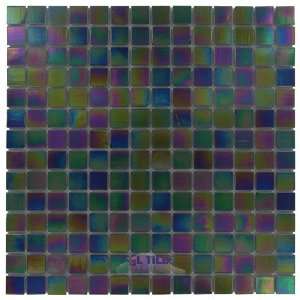  3/4 x 3/4 crystallized mediterranean glass tile in 