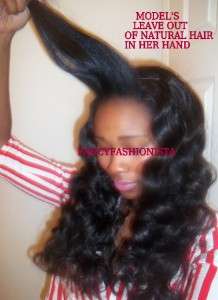   MALAYSIAN Remy U Part Wig Instantly Removable Sew In Half Wig  