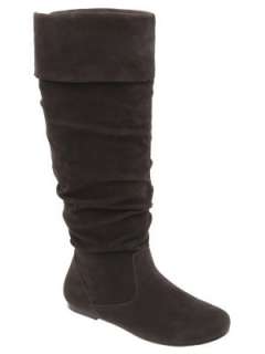 LANE BRYANT   Faux suede slouch boots  