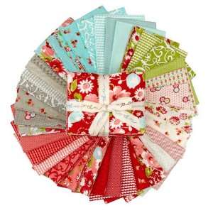  Moda Ruby Fat Quarter Assortment By The Each Arts, Crafts 