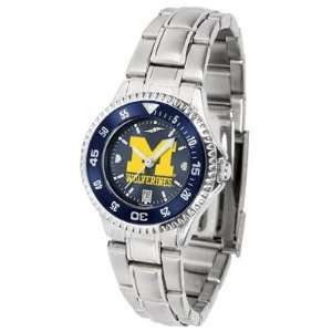 Michigan Wolverines  University Of Competitor Anochrome   Steel Band W 