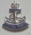   NAVY CROWN AND ANCHOR MILITARY ENAMEL LAPEL BADGE FREE UK POSTAGE