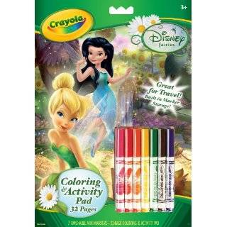 Crayola Disney Fairies Coloring and Activity Book with Markers