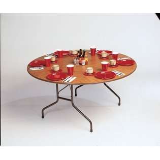 Correll, Inc. High Pressure Round Folding Tables   Size 48 Round, Top 