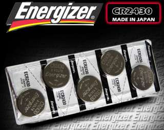 5x ENERGIZER ECR2430 CR 2430 CR2430 3v battery EXP.2021  