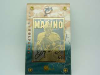 Dan Marino 24k Gold Signature Collectible Card Mint Condition  