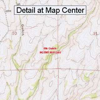   Map   Elk Gulch, Montana (Folded/Waterproof)