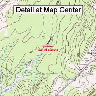   Quadrangle Map   Palermo, Maine (Folded/Waterproof)