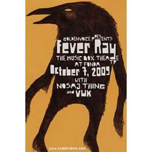  Fever Ray   Posters   Limited Concert Promo
