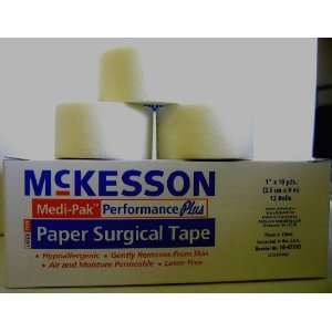   Paper Surgical Tape 1 X 10 yds. McKesson (60 Rolls)