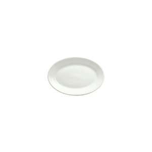 Oneida Delco Atlantic White 9 3/8 Oval Rolled Edge Platter   Case 