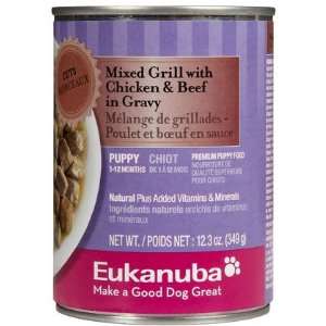 Cuts Grill w Chicken & Beef for Puppies 12 x12.3oz (Quantity of 1)