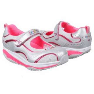 Kids Skechers Shape Ups  MaryJane Pre/Grd Silver/Multi Shoes 